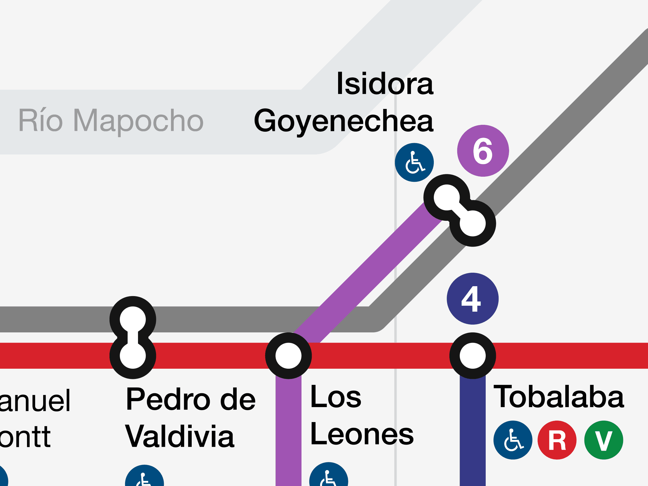 Santiago Transit Map 2018