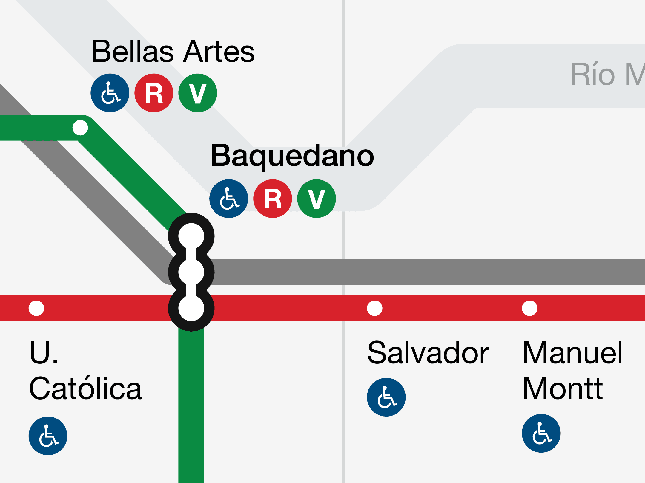 Santiago Transit Map 2018